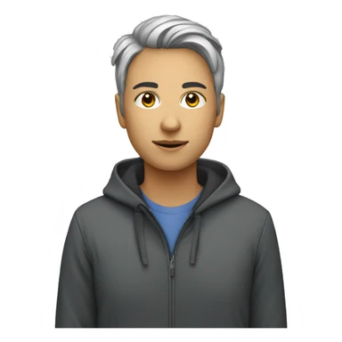 Profile Picture of a User of GeoAI geospatial data company. Its a non binary person. sticker