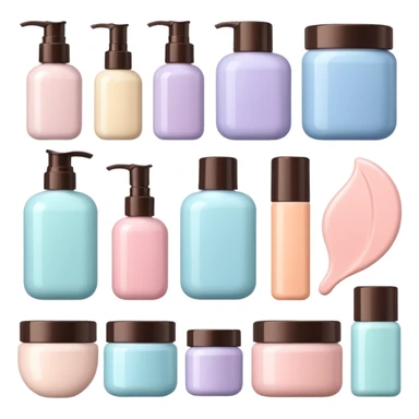 puedes crear un sticker de products de skin care que se vena aesthetic sticker