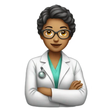 Female Scientist sticker