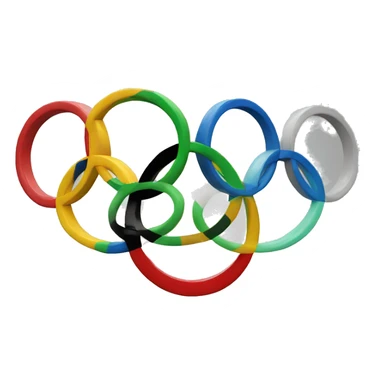 Olympic rings sticker