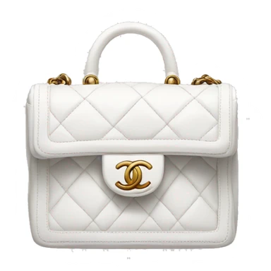 White Chanel boy bag  sticker