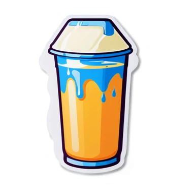 rhode glazing milk sticker