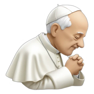 the pope innocently snorting lines sticker
