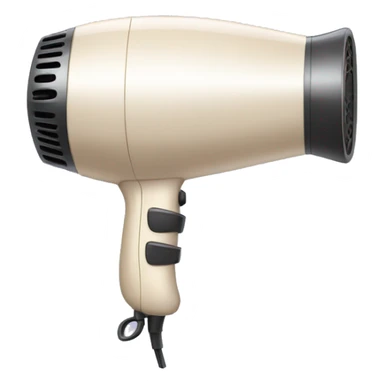 Light beige coloref hair dryer sticker