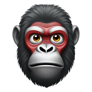 red gorilla sticker