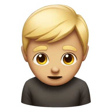 emoji in love but sad sticker