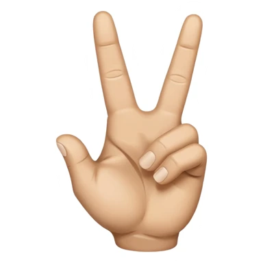 rock hand sign sticker