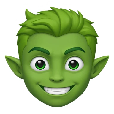 teen titans beast boy sticker