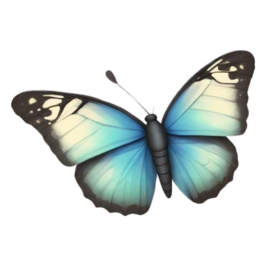 mariposa ente nubes sticker