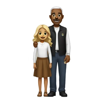 padre e hija sticker
