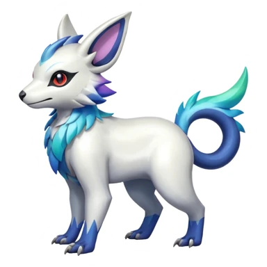 Shiny Iridescent Linoone-Absol-Trico-Hybrid (Full body) sticker