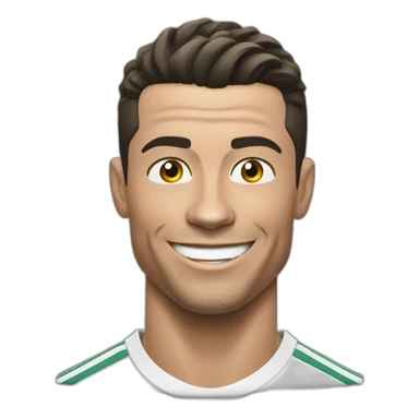 Cristiano Ronaldo happy sticker