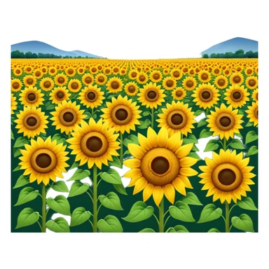  million sunflowers sticker