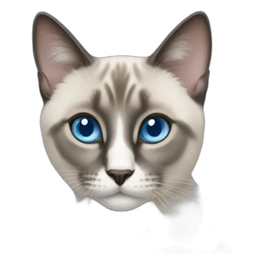 Siamois blue eyes sticker