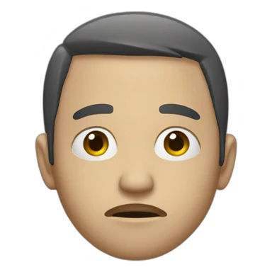 persona triste sticker