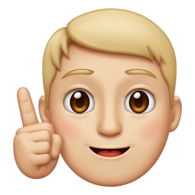 Happy face sad with middle finger up sticker