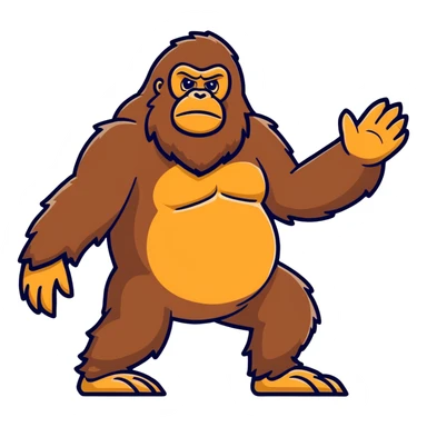 Sassy the Sasquatch  sticker