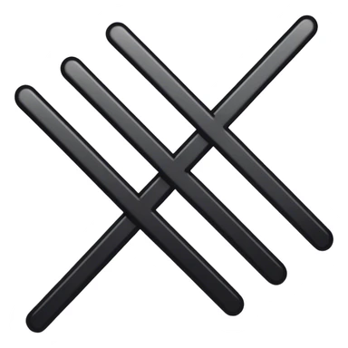 two horizontal lines sticker