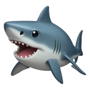 Jeff the baby land shark sticker