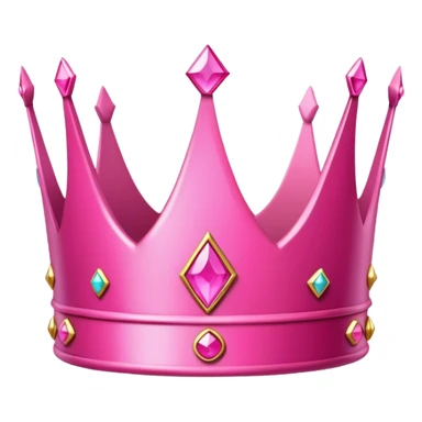 pink killer crown sticker