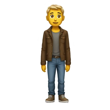 make a lower class that has raggy cloths  person full body view  sticker