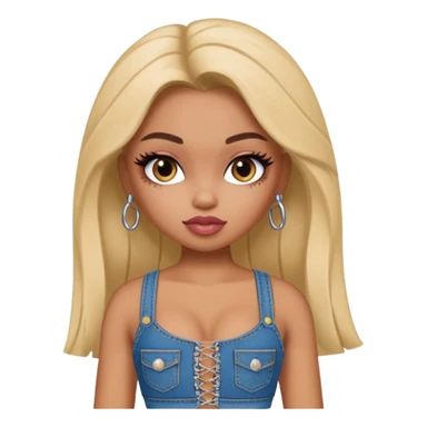 glorilla as pretty bratz baddie sticker