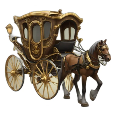 carriage electric steampunk victory sticker