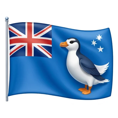 True south flag antarctica sticker