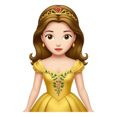princess belle sticker