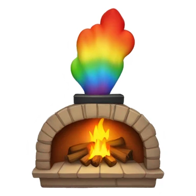Hearth raimbow sticker