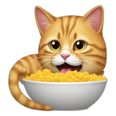 Cat eat trump sticker