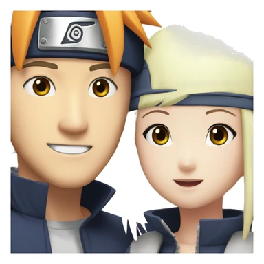 Naruto et Hinata  sticker