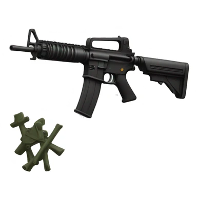 M4 gun sticker