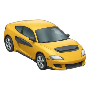 voiture de sport sticker