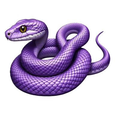 Schlange Lila  sticker
