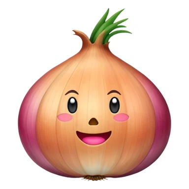 oignon fin rose sticker