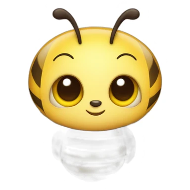 a cute bee sticker