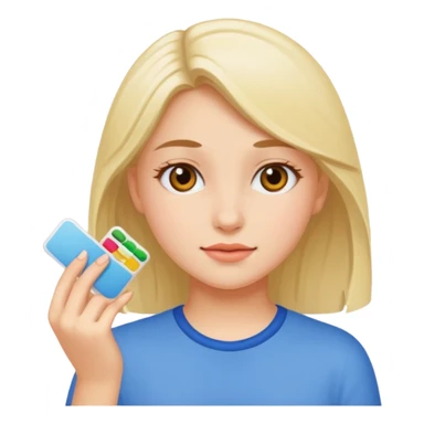 Uma menina fazendo skiker  sticker