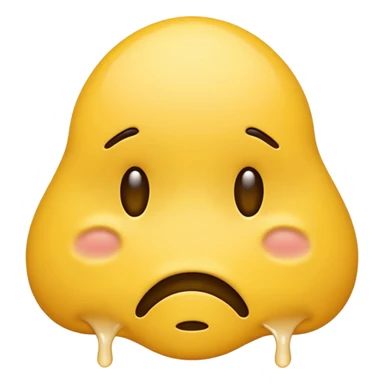 Sleepy Melting emoji  sticker