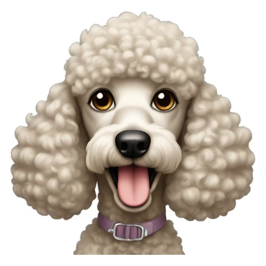 The poodle sticker