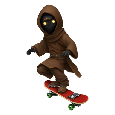 Jawa doing a kickflip sticker