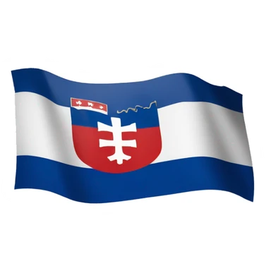slovak flag crossed sticker