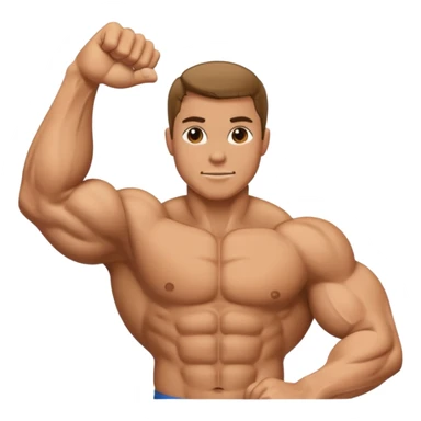 Flip this emoji 💪 sticker