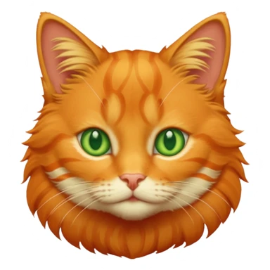 orange tabby cat sticker