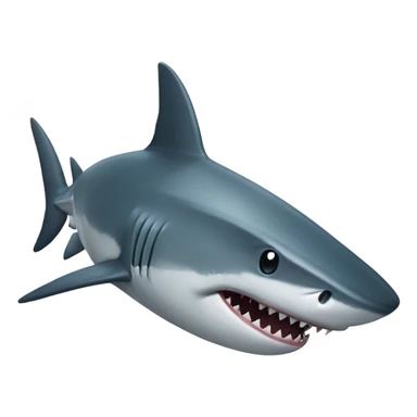 Shark giving sideye sticker