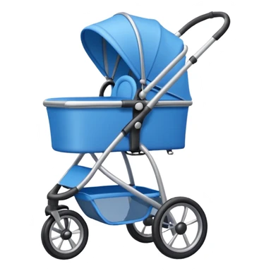 blue stroller sticker