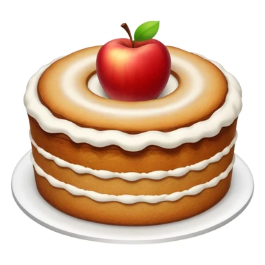 An aesthetic Apple cake 🍎🎂 sticker