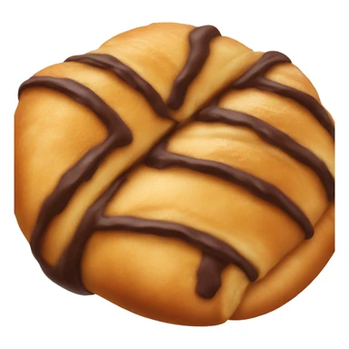 Chocolate croissant sticker