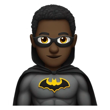 Kenyan man dressed as batman sticker
