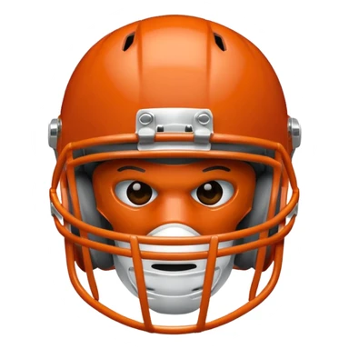 college football burnt orange  helmet sticker